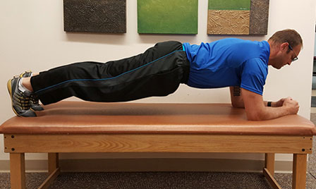 bent arm plank